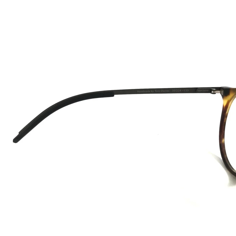 Tom Davies Eyeglasses Frames TD661 Col. 1894 Matte Gray Tortoise 50-24-135